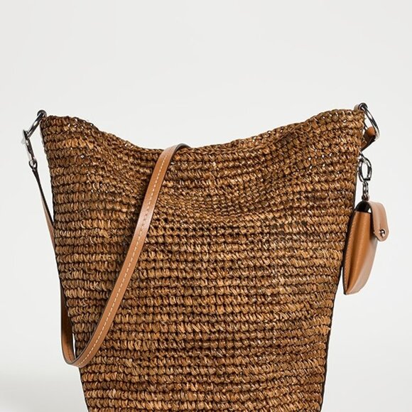 Proenza Schouler White Label Raffia Spring Bucket Bag - Honey - Picture 1 of 16
